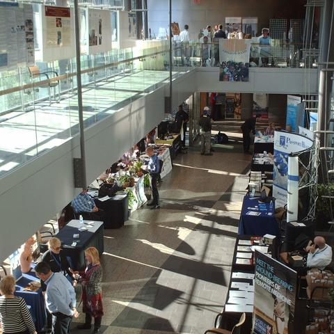 Main lobby table setup