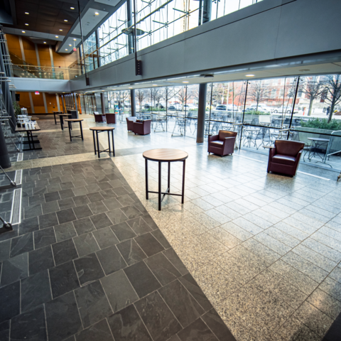 Empty lobby